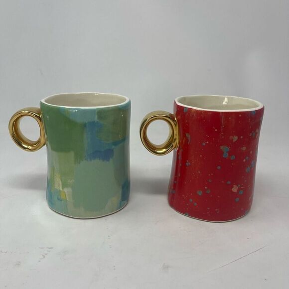 Anthropologie Winter Fauna Mug Set of 2 - Picture 3 of 6